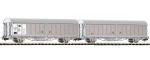 PIKO SET 2WAGONS COUVERTS MAV